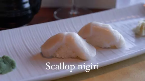 Teak Loveland Scallop Nigiri