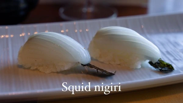 Teak Loveland Squid Nigiri