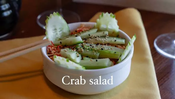 Teak Loveland Crab Salad