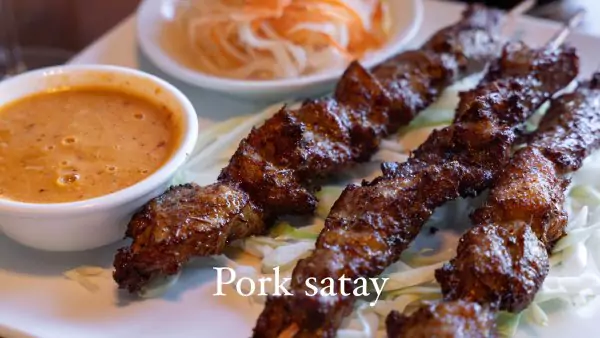 Teak Loveland Pork Satay