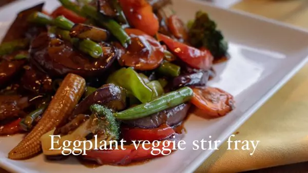 Teak Loveland Eggplant Veggie Stir Fry