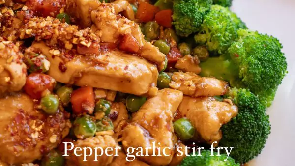 Teak Loveland Pepper Garlic Stir Fry